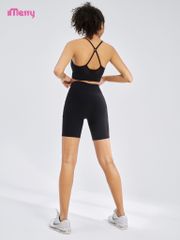 Quần legging ngắn tập gym thể thao không đường may iMerry GY0280