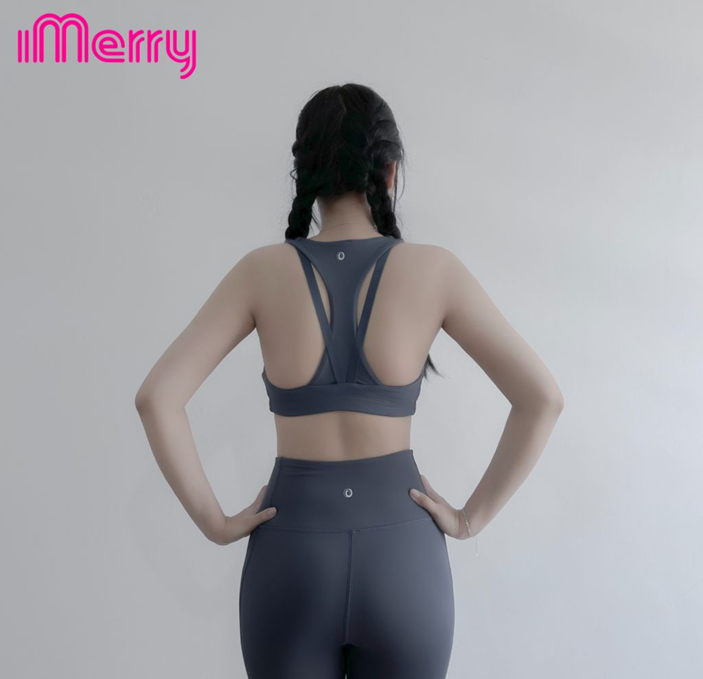 Áo bra thể thao cách điệu hai dây lưng tập gym thể thao - BR2412