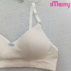 Áo lá học sinh dành cho bé gái cấp 3 iMERRY chất vải cotton siêu thoáng mát, đệm mút chằn bông siêu thấm BRA080