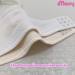 Áo lá học sinh dành cho bé gái cấp 3 iMERRY chất vải cotton siêu thoáng mát, đệm mút chằn bông siêu thấm BRA080