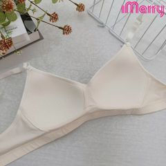 Áo lá học sinh dành cho bé gái cấp 3 iMERRY chất vải cotton siêu thoáng mát, đệm mút chằn bông siêu thấm BRA080