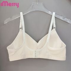 Áo lá học sinh dành cho bé gái cấp 3 iMERRY chất vải cotton siêu thoáng mát, đệm mút chằn bông siêu thấm BRA080