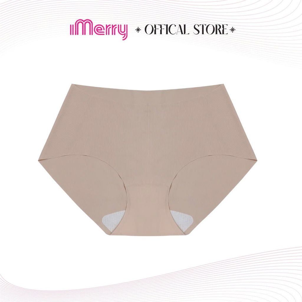 Combo 3 quần lót su tăm nữ iMERRY cạp cao không viền mỏng nhẹ VQ042