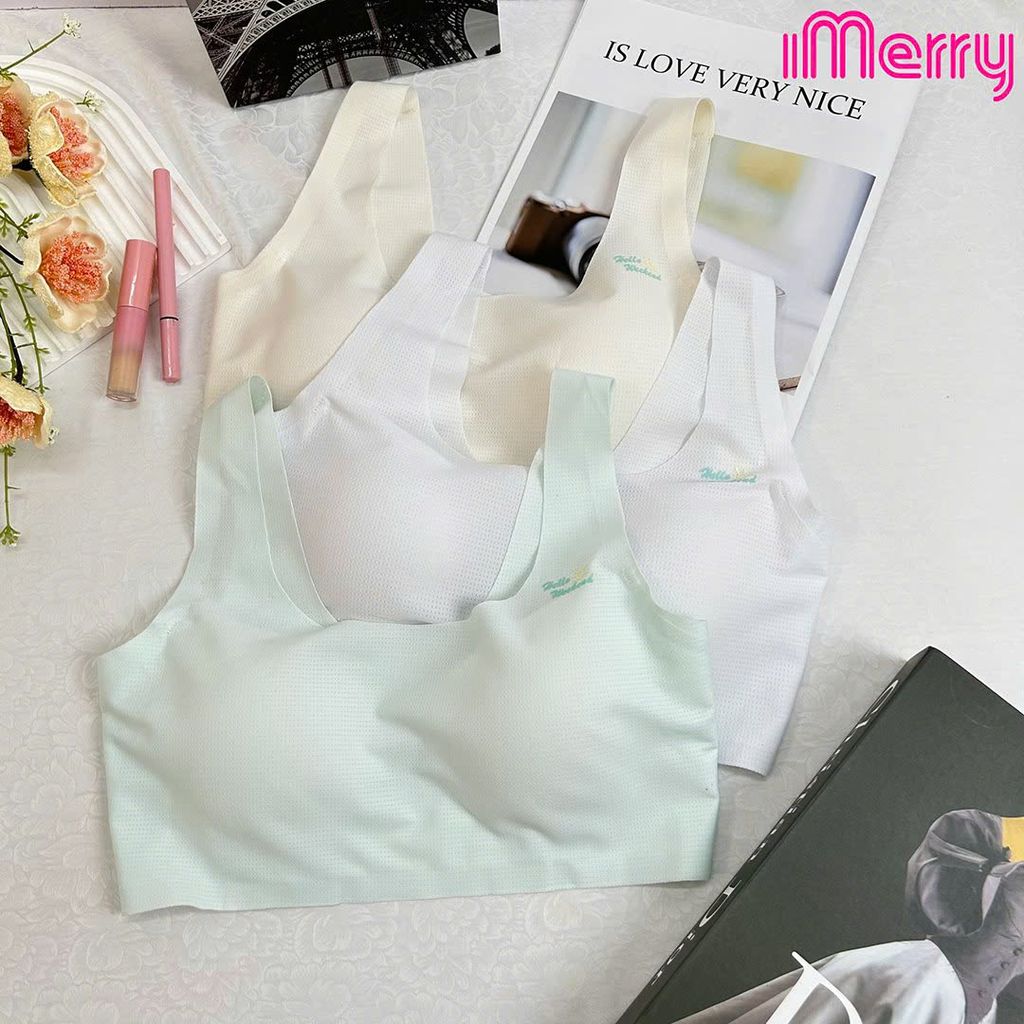 Áo lá iMerry cho học sinh cấp 2 cấp 3 chất su đúc cao cấp không lộ viền lộ màu áo lót cho bé gái tuổi dậy thì BRA5002