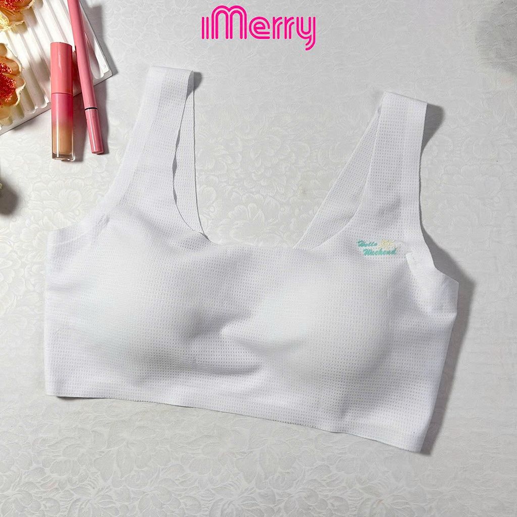 Áo lá iMerry cho học sinh cấp 2 cấp 3 chất su đúc cao cấp không lộ viền lộ màu áo lót cho bé gái tuổi dậy thì BRA5002