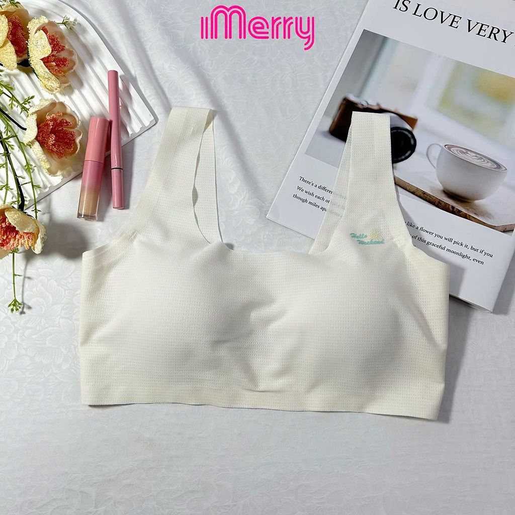 Áo lá iMerry cho học sinh cấp 2 cấp 3 chất su đúc cao cấp không lộ viền lộ màu áo lót cho bé gái tuổi dậy thì BRA5002