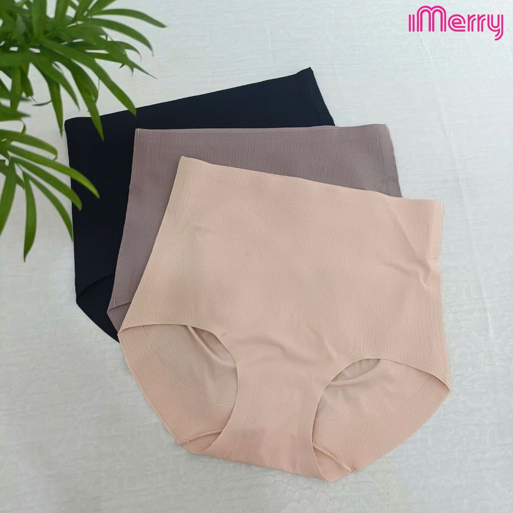 Quần lót lưng cao iMERRY ôm trọn vòng 3, không viền, tôn dáng, thon gọn vùng bụng dưới VQ009