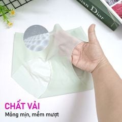 Quần lót su lụa băng nữ iMERRY không đường may cạp cao mỏng nhẹ, mềm mại thoáng mát VQ008A