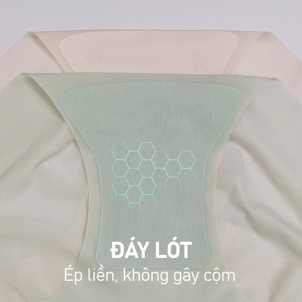 Quần lót su lụa băng nữ iMERRY không đường may cạp cao mỏng nhẹ, mềm mại thoáng mát VQ008A