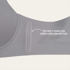 Áo lót nữ su iMerry không gọng,mút dày 2f nâng ngực,ôm dáng,mềm mại, thoải mái VA009