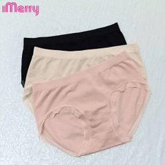 Quần lót seamless nữ iMERRY cạp thấp không đường may dệt liền nâng mông nhẹ thoáng VQ755