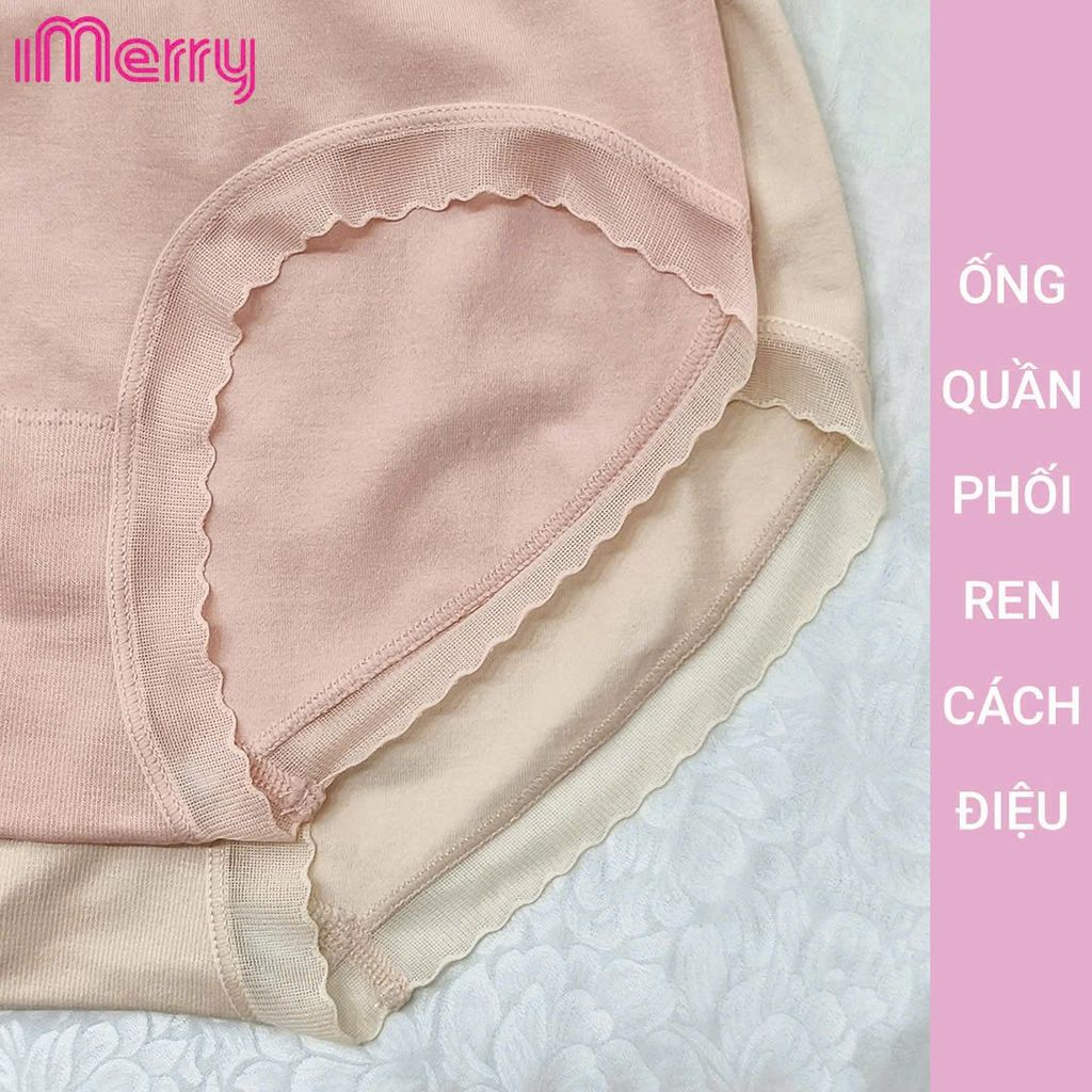 Quần lót seamless nữ iMERRY cạp thấp không đường may dệt liền nâng mông nhẹ thoáng VQ755