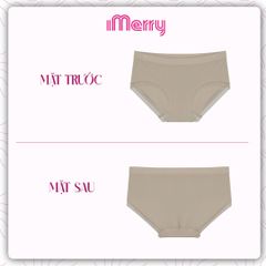 Quần lót seamless nữ iMERRY cạp thấp không đường may dệt liền nâng mông nhẹ thoáng VQ755