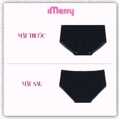 Quần lót seamless nữ iMERRY cạp thấp không đường may dệt liền nâng mông nhẹ thoáng VQ755
