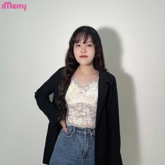 Áo lót bralette nhung ren iMerry với hai form dáng ngắn và dáng dài,chất liệu cao cấp,đa dạng phong cách