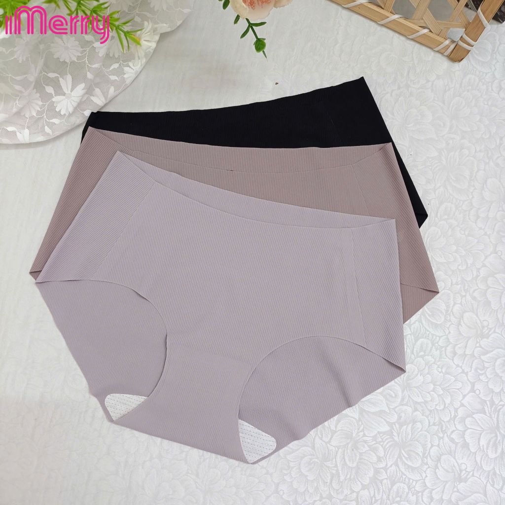 Combo 6 quần lót su tăm nữ iMERRY cạp cao không viền mỏng nhẹ VQ042