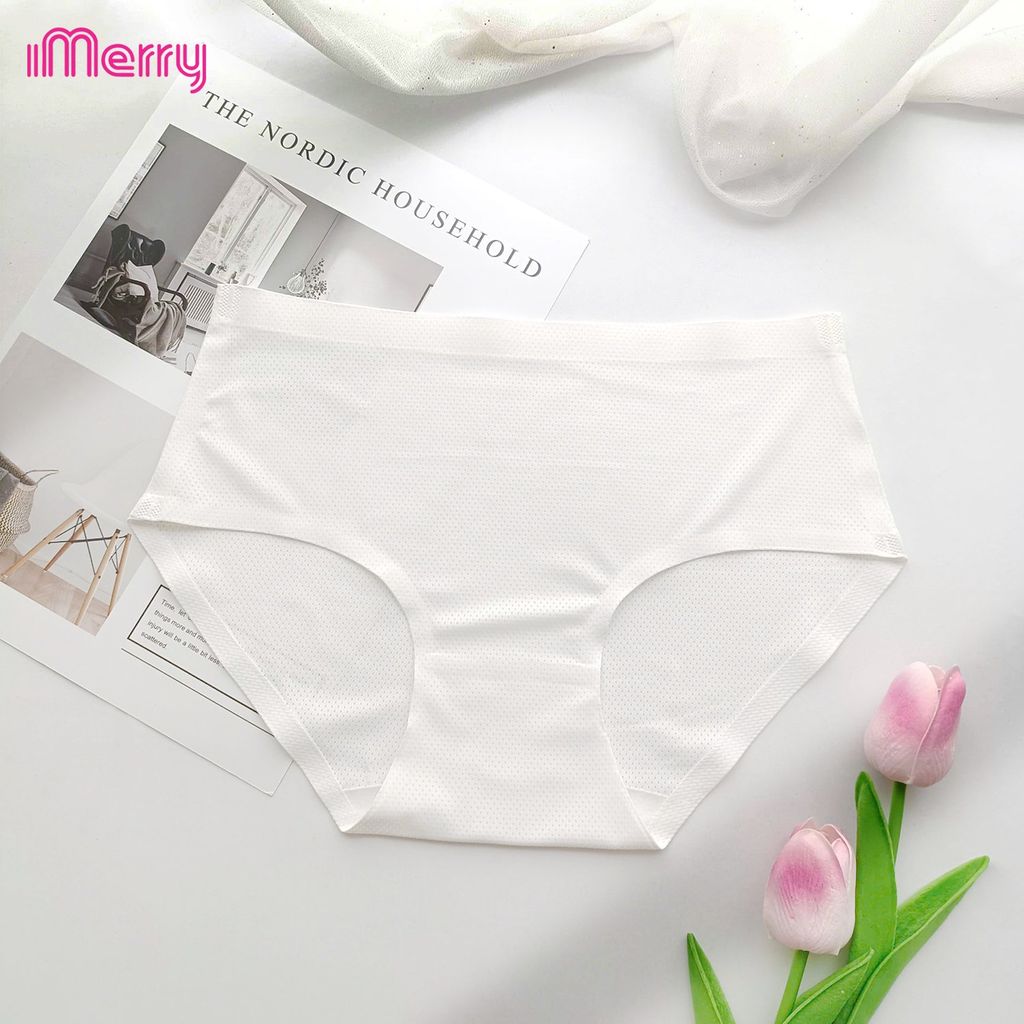 Combo 6 Quần lót nữ su đúc thông hơi iMerry cạp cao không đường may,không lộ đường hằn VQ029A