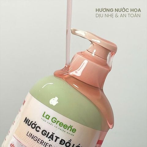 Nước giặt đồ lót sinh học Lagreene giúp khử mùi, kháng khuẩn, an toàn cho da nhạy cảm