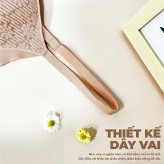Áo lót nữ su cao cấp iMerry,không gọng,không mút,form cúp C và D,nhẹ nhàng, ren thêu tinh xảo VA017