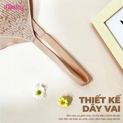 Áo lót nữ su cao cấp iMerry,không gọng,không mút,form cúp C và D,nhẹ nhàng, ren thêu tinh xảo VA017