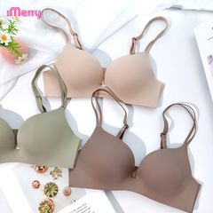 Áo lót su nữ iMerry không gọng, đệm dày, dây vai đôi, nâng vòng 1 tự nhiên, êm như không mặc VA018