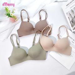Áo lót su nữ iMerry không gọng, đệm dày, dây vai đôi, nâng vòng 1 tự nhiên, êm như không mặc VA018