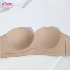 Áo lót su nữ iMerry cúp ngang,mút dày,không gọng,nâng đỡ và định hình vòng 1 gọng gàng,đầy đặn VA020