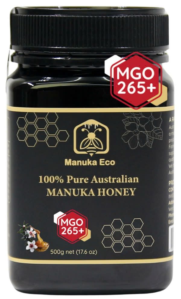  Mật ong Manuka MGO 265 + Dịu Họng, Dịu Viêm Dạ Dày Đại Tràng - Nhập Khẩu Úc 