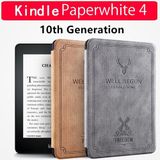  Bao da Kindle Paperwhite 4 10th - Nâu đậm 