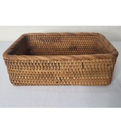 Khay mây đựng đồ