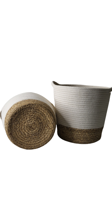 Giỏ Cotton 2 màu