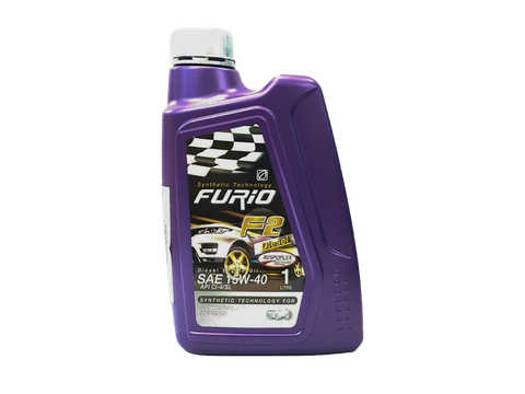 DẦU ĐỘNG CƠ FURIO F2 SEMI-SYNTHETIC CI-4/SL 15W-40 1L T24