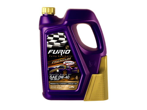 DẦU ĐỘNG CƠ FURIO F1 PREMIUM SN/CF 0W40 4L