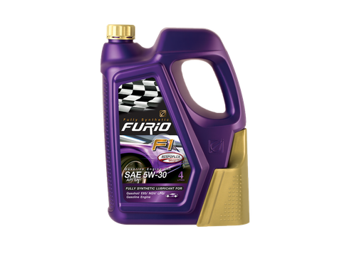 Dầu động cơ Furio F1 Fully Synthetic SN 5W-30 4L T2