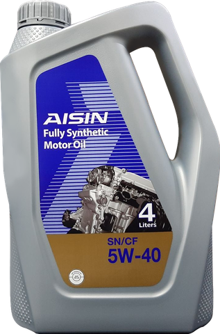 Dầu động cơ Aisin Fully Synthetic SN/CF 5W-40 4L T4