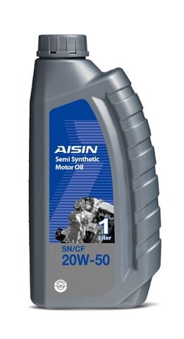 Dầu động cơ Aisin Semi Synthetic SN/CF 20W-50 1L
