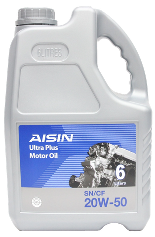 Dầu động cơ Aisin Semi Synthetic SN/CF 20W-50 6L T3