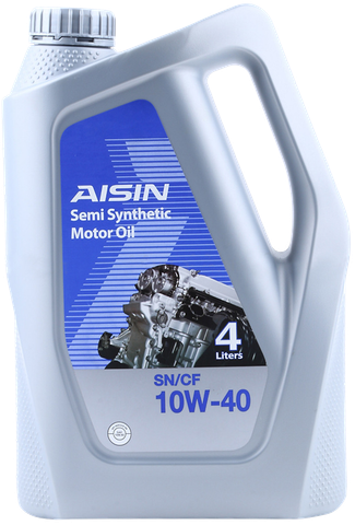 Dầu động cơ Aisin Semi Synthetic SN/CF 10W-40 4L T4