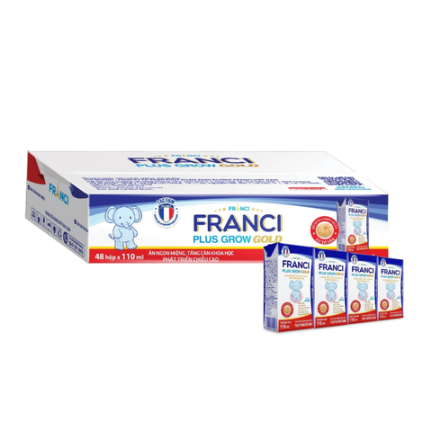  Sữa nước Franci Plus Gold (110ml x 4 hộp) 
