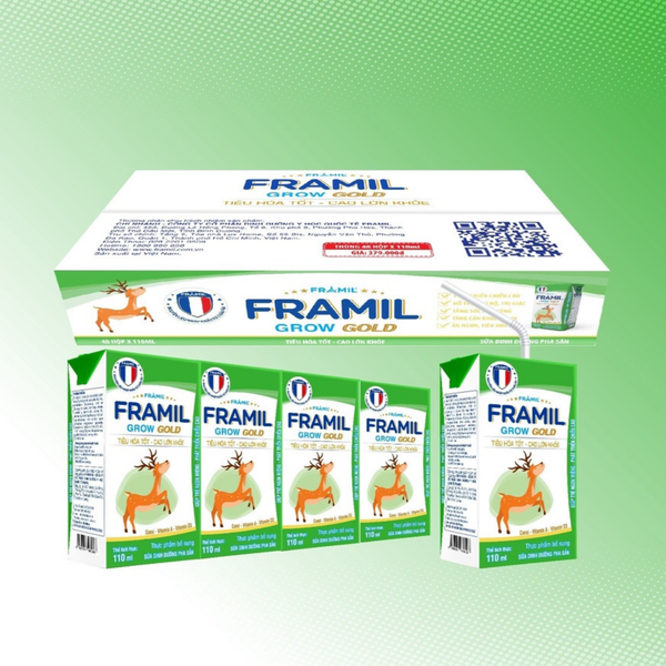  Sữa nước Framil Grow Gold (110ml x 4 hộp) 