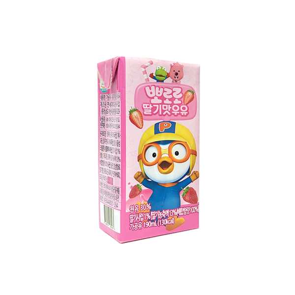  Sữa dinh dưỡng Pororo vị dâu (190ml) 