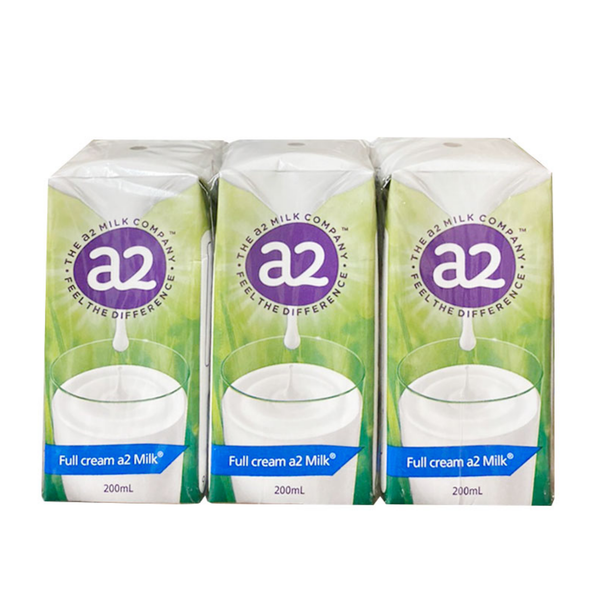  ﻿﻿﻿﻿﻿Sữa tươi tiệt trùng nguyên kem A2 Milk (200ml/hộp) 