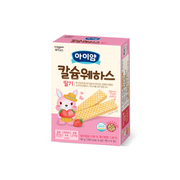  Bánh xốp Ayimeal YumYum Calcium vị dâu tây (36g) 