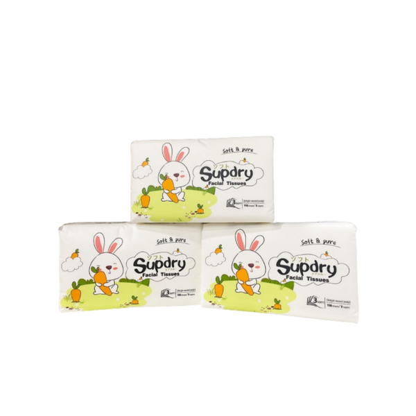  Supdry - Khăn giấy khô 110 tờ 3 lớp 