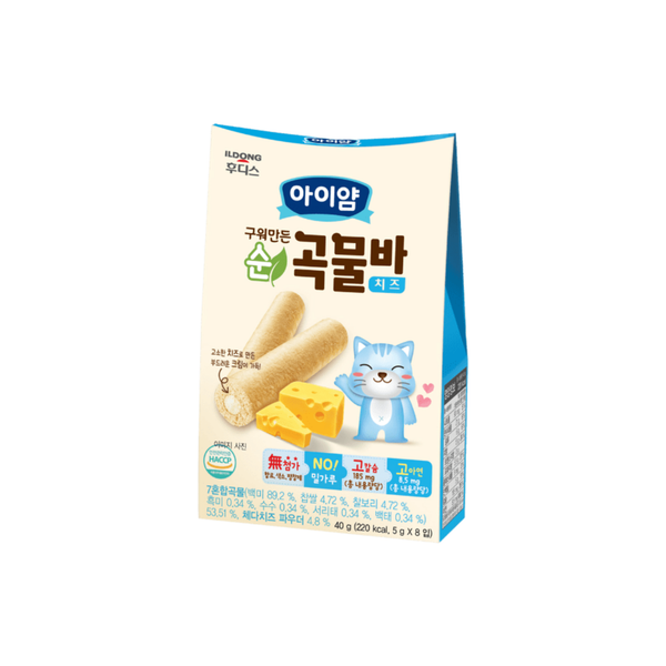  Bánh cuộn ngũ cốc Ayimeal Yum Yum Ildong vị phô mai (40g) 