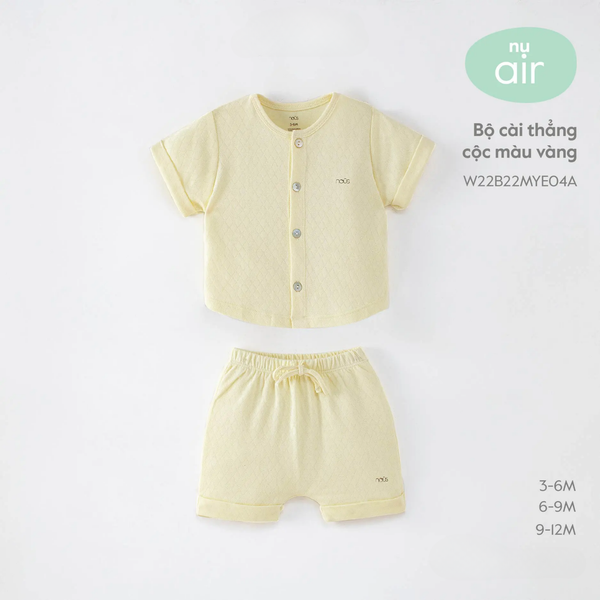  BỘ CÀI THẲNG CỘC MÀU VÀNG 9M 