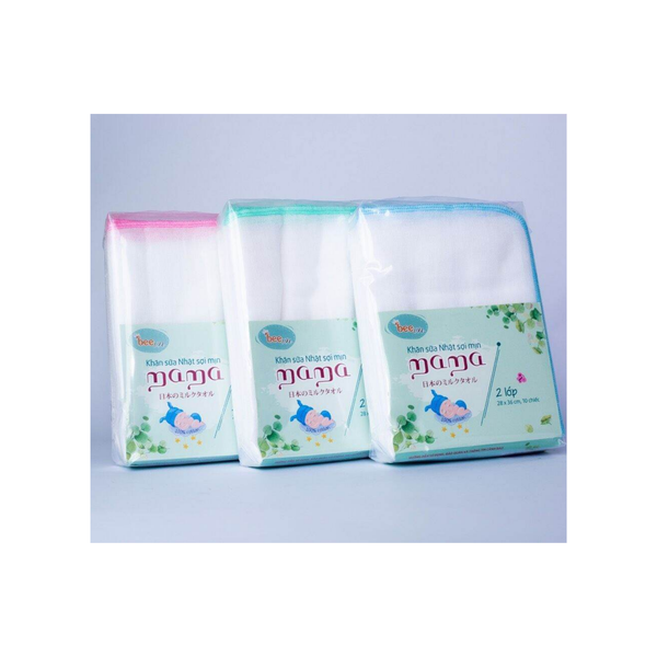  khăn sữa Bee Bee 2 lớp 