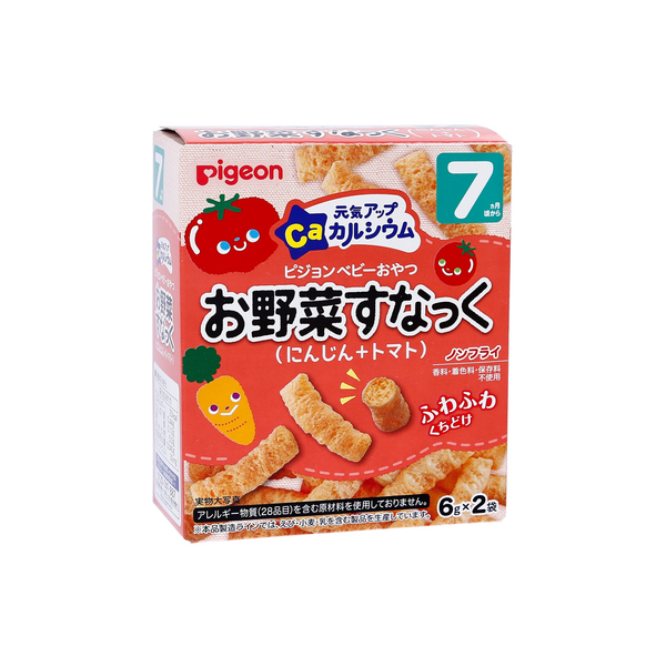  Bánh ăn dặm PiGeon 7M vị cà rốt và cà chua (12g) 