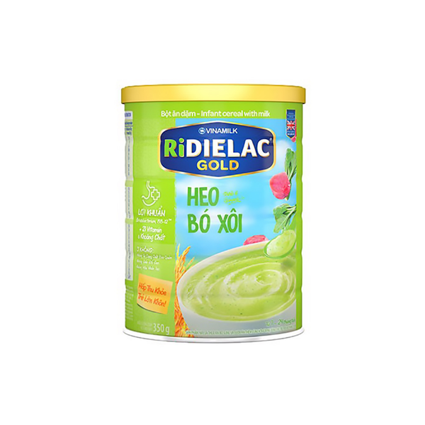  Bột ăn dặm Ridielac vị heo bó xôi (350g) 