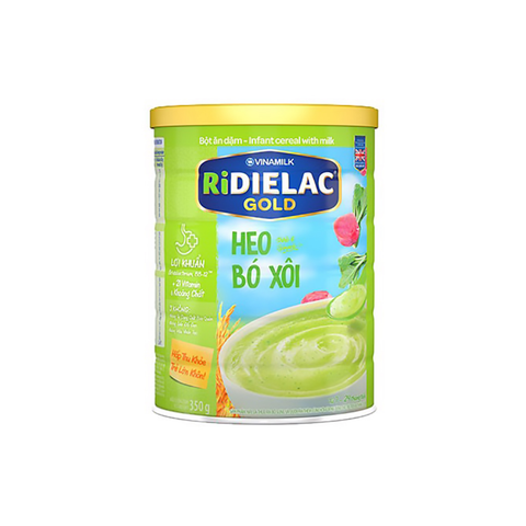  Bột ăn dặm Ridielac vị heo bó xôi (350g) 
